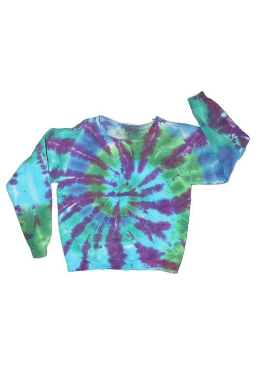 Distressed Tie Dye Hoodie